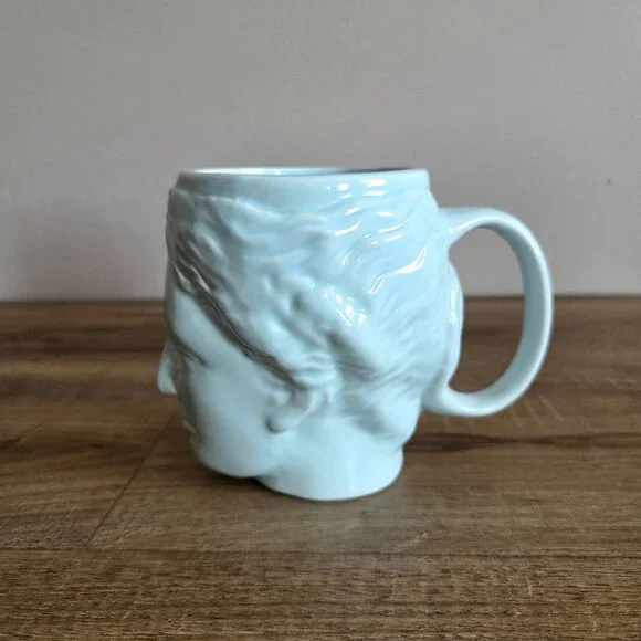 DOIY Greek Goddess blue ceramic mug. - Picture 2 of 7